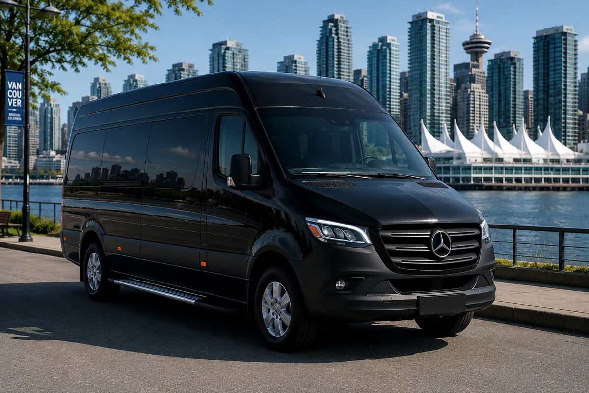 Coquitlam wedding mercedes sprinter