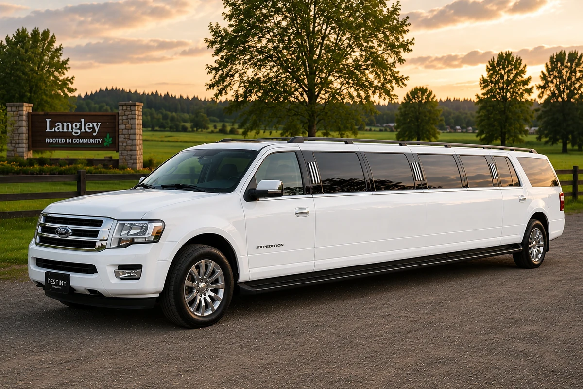 Coquitlam wedding stretch suv limousine